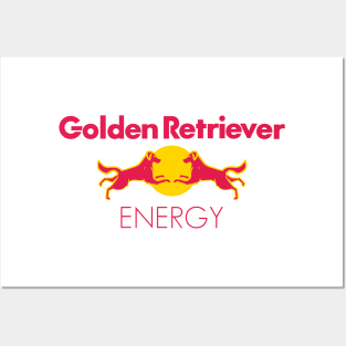 Golden Retriever Energy Posters and Art